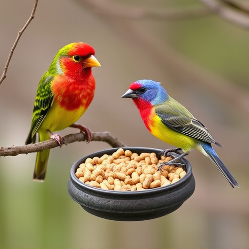Ready-to-use suet pellets for birds