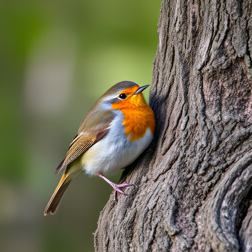 robin-resting-near-tree-trunk-640x480-82923145.jpeg