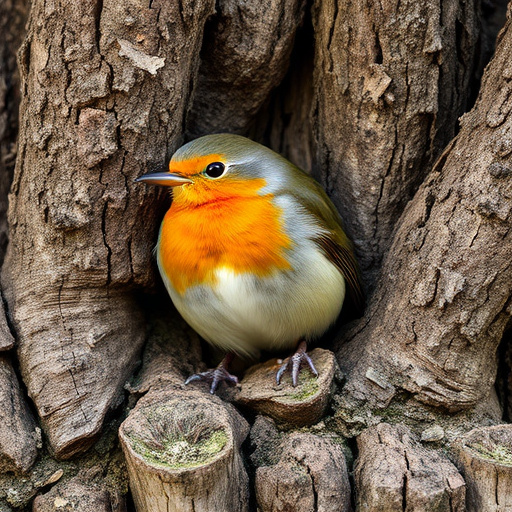 robin-resting-near-tree-trunk-640x480-91084502.jpeg