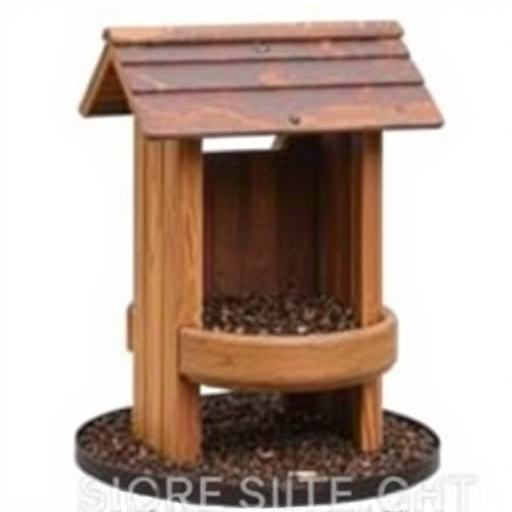 Design Rain Protection for Bird Ground Feeders with Roofs