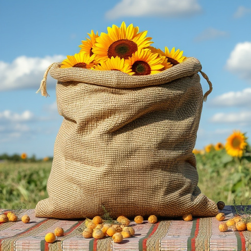 sack of sunflower hearts