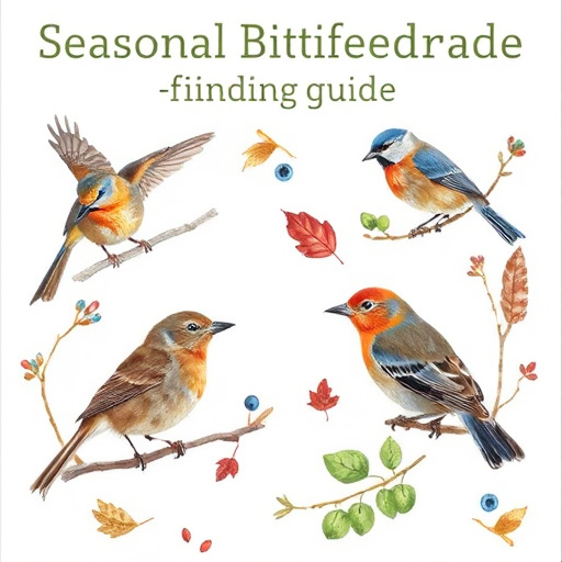 Seasonal bird feeding guide with UK birds