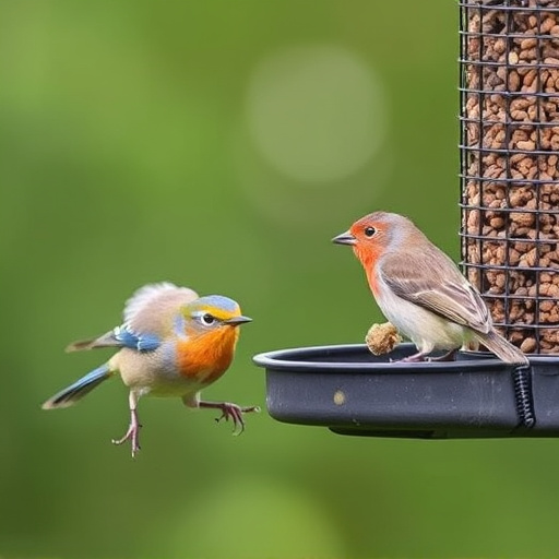 Seasonal bird feeding guide with UK birds
