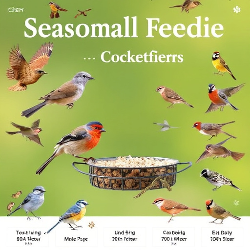 Seasonal bird feeding guide with UK birds