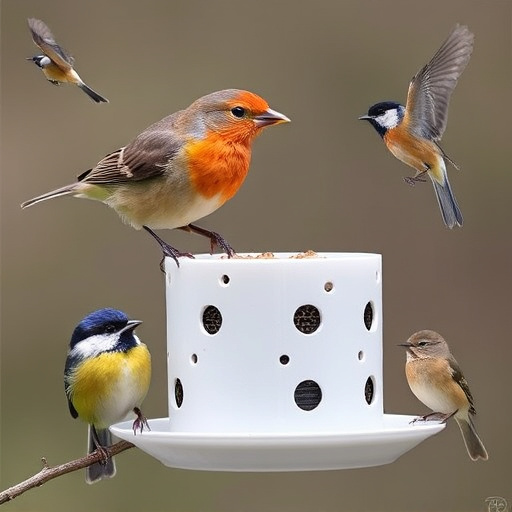 Seasonal bird feeding guide with UK birds
