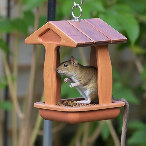 Secure feeder preventing rodent access