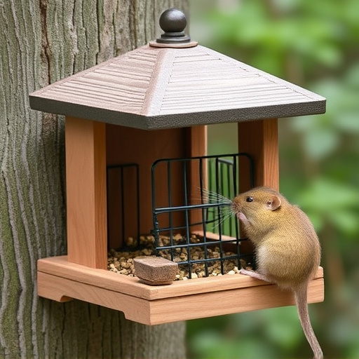 Secure feeder preventing rodent access