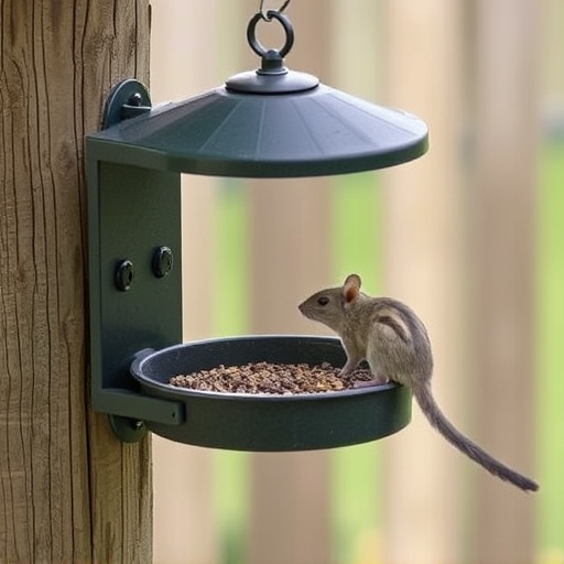 Secure feeder preventing rodent access