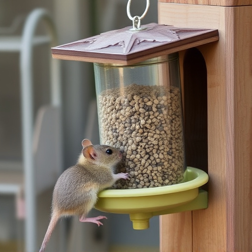 Secure feeder preventing rodent access