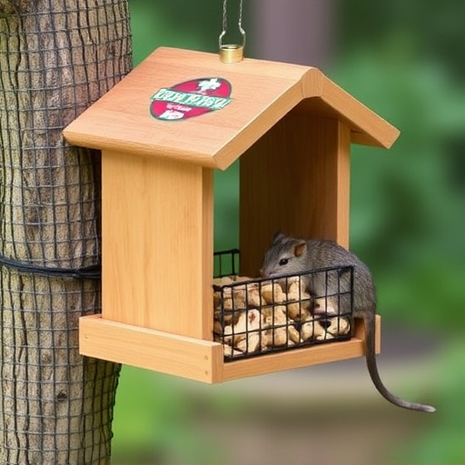 Secure feeder preventing rodent access