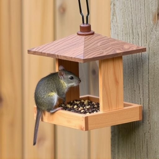 Secure feeder preventing rodent access