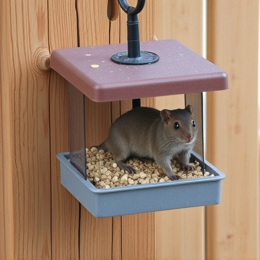 Secure feeder preventing rodent access