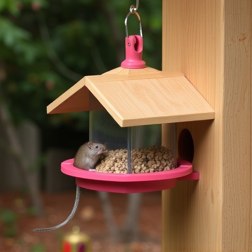 Secure feeder preventing rodent access