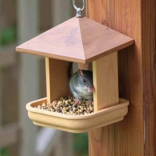 Secure feeder preventing rodent access