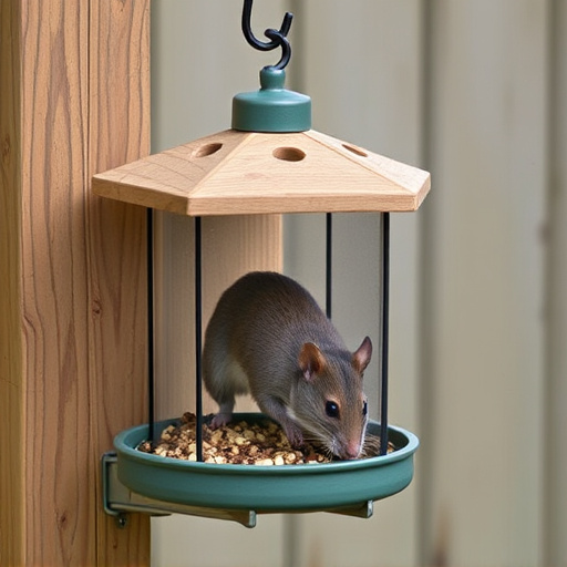 Secure feeder preventing rodent access