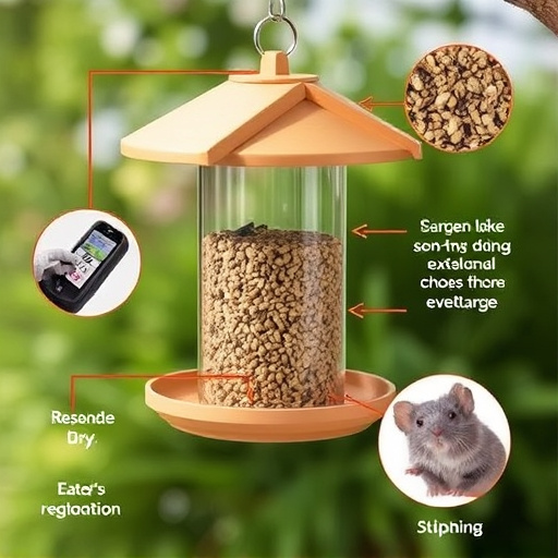 Seed feeder with rodent exclusion features