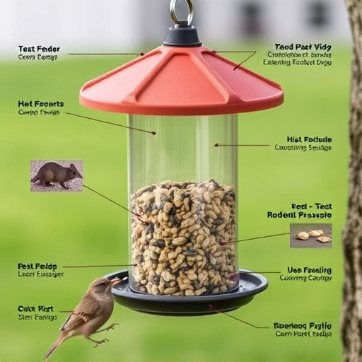 Seed feeder with rodent exclusion features