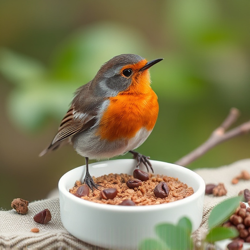Soft food blend for wild robins
