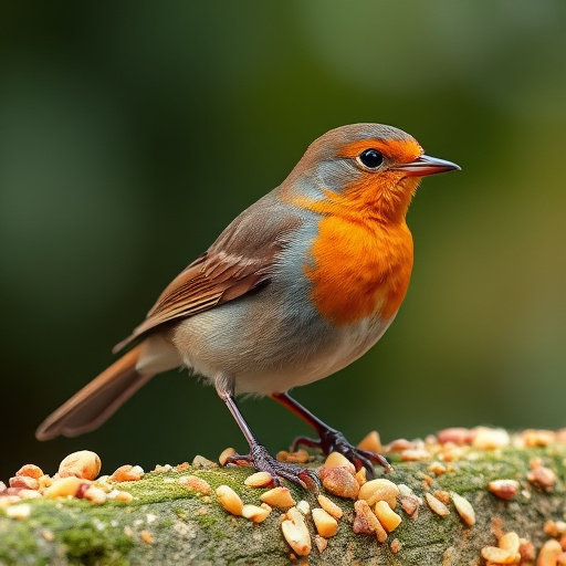Soft food blend ideal for robins