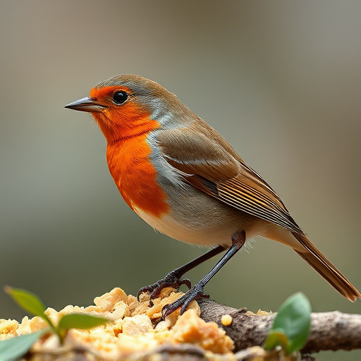 Soft food blend ideal for robins