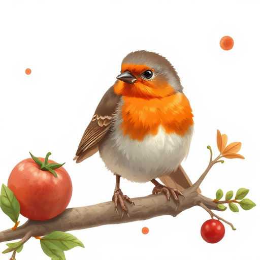 Soft food blend ideal for robins