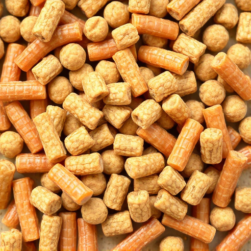 Square suet pellets with dried mealworms