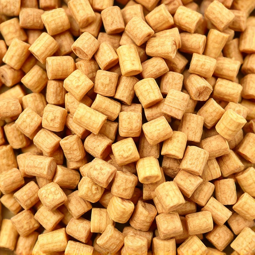 Square suet pellets with dried mealworms