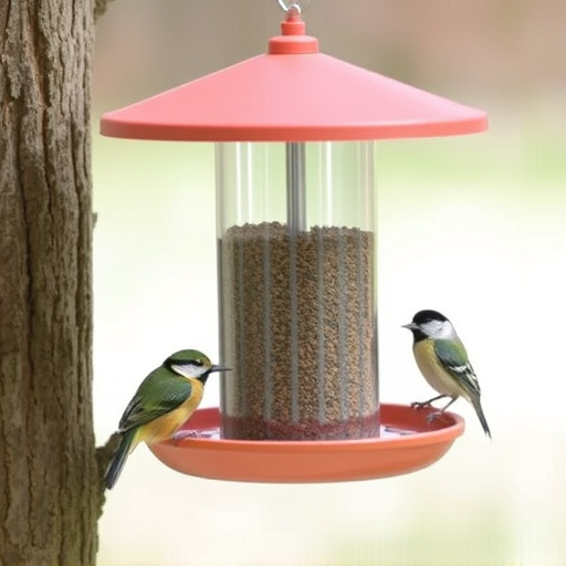 Squirrel-proof platform feeder with roof cover