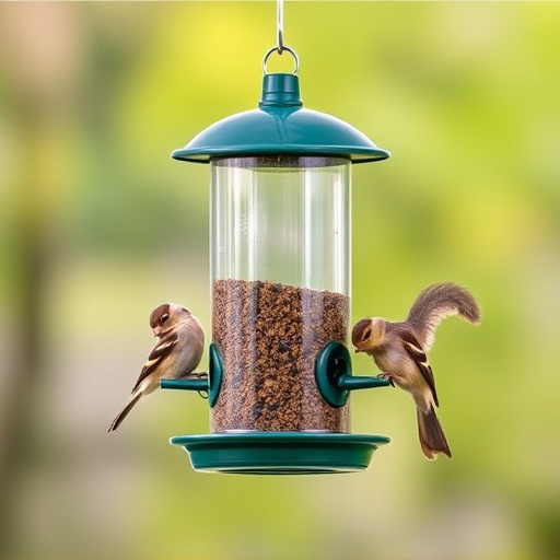 Sturdy bird feeder with anti-squirrel design