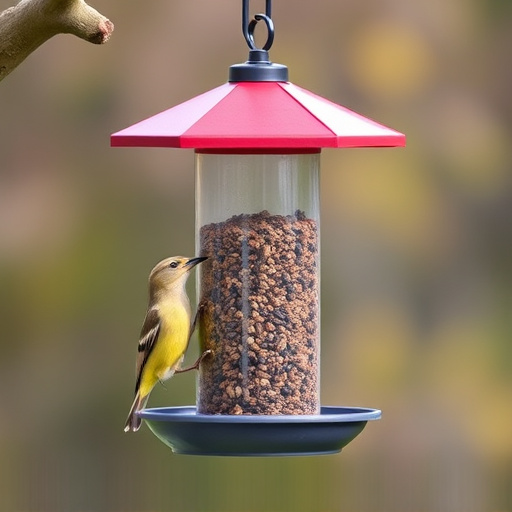 Sturdy bird feeder with anti-squirrel design