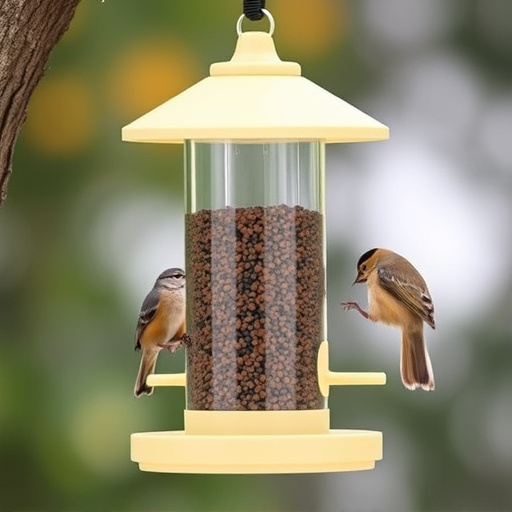 Sturdy bird feeder with anti-squirrel design