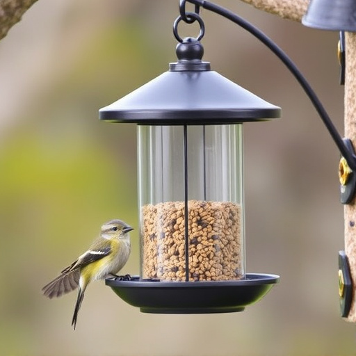 Sturdy bird feeder with anti-squirrel design