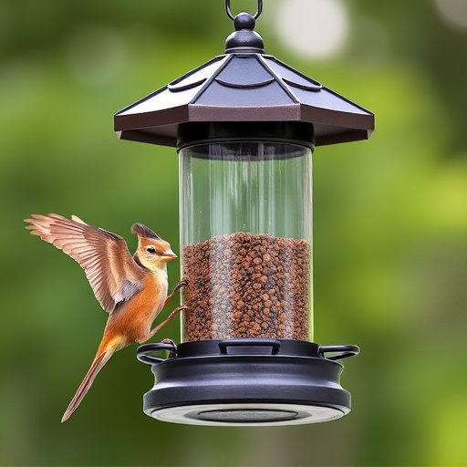 Sturdy bird feeder with anti-squirrel design