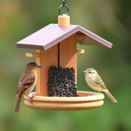 Sturdy bird feeder with anti-squirrel design