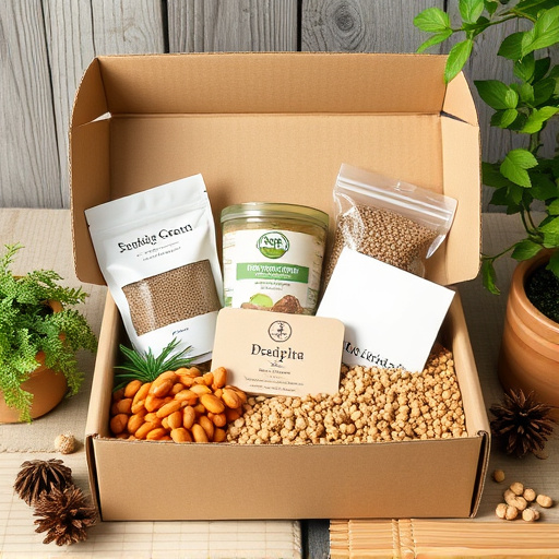 Subscription box with seeds and pellets