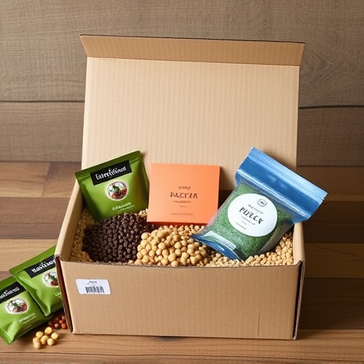 Subscription box with seeds and pellets
