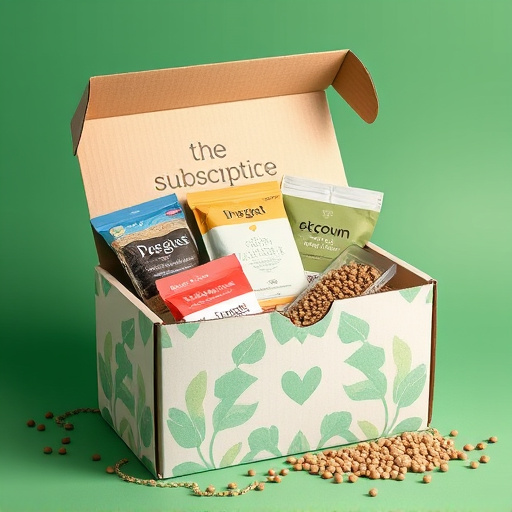Subscription box with seeds and pellets