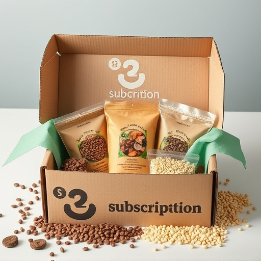 Subscription box with seeds and pellets