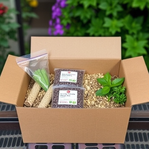 Suet and seed mix in delivery box