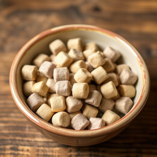 Suet pellets in a ceramic bowl