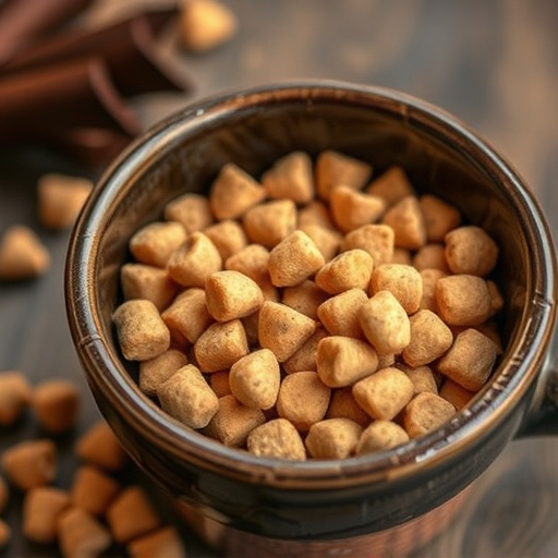 Suet pellets in a ceramic bowl