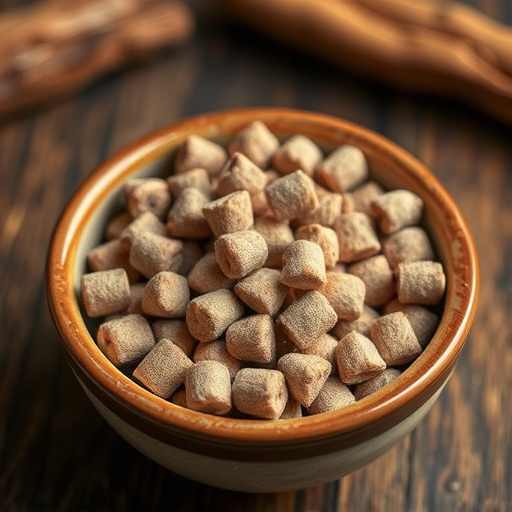 Suet pellets in a ceramic bowl