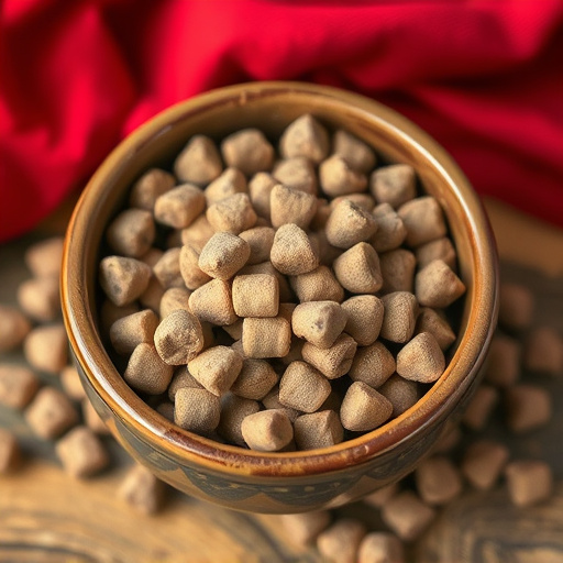 Suet pellets in a ceramic bowl