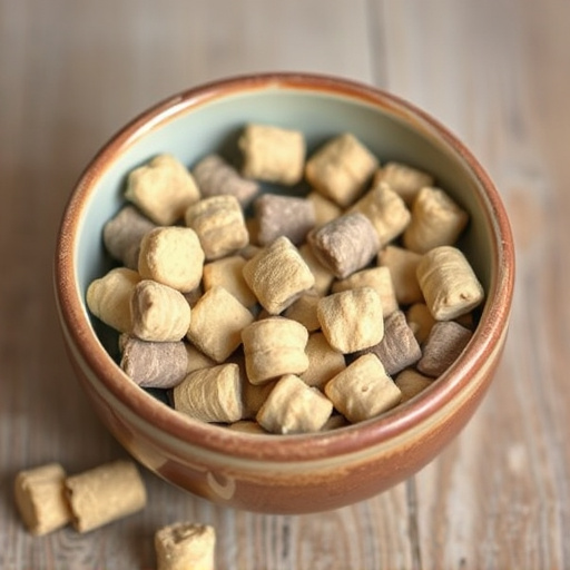 Suet pellets in a ceramic bowl