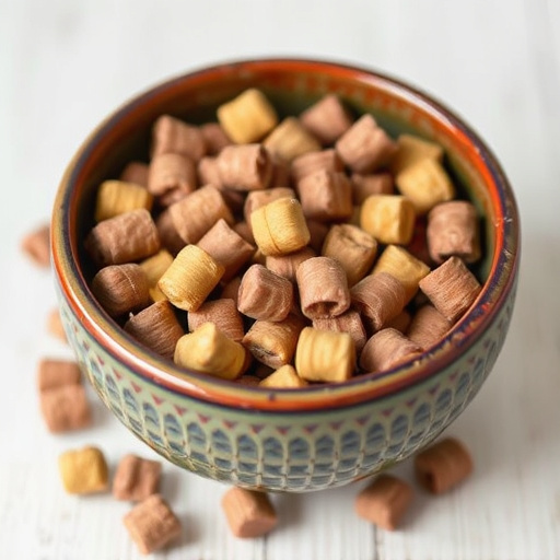 Suet pellets in a ceramic bowl