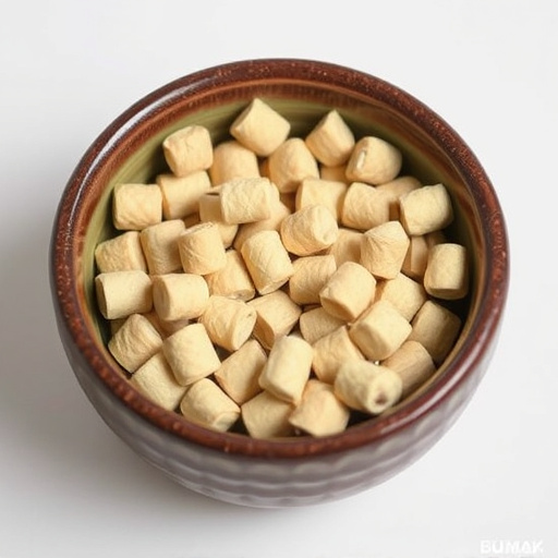 Suet pellets in a ceramic bowl