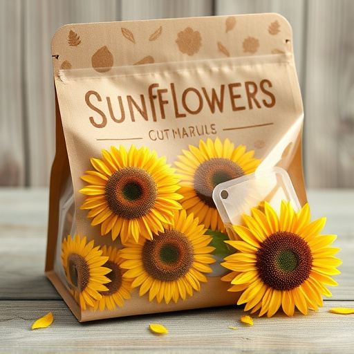 Sunflower hearts in eco packaging