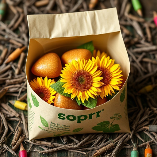 Sunflower hearts in eco packaging