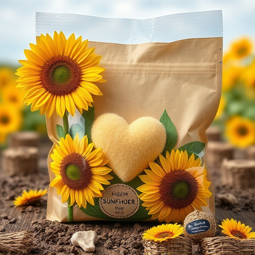 Sunflower hearts in eco packaging