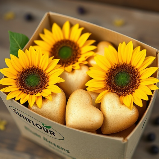 Sunflower hearts in eco packaging